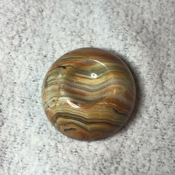 Decorative Onyx Egg With Stand - Picture 2 of 5